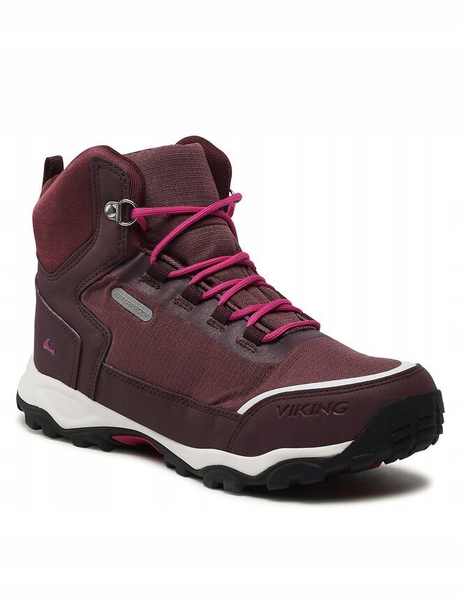 VIKING BUTY TREKKINGOWE DAMSKIE FIOLETOWE SZNUROWANE 40 Ż7I