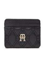 Etui na dokumenty i karty - Tommy Hilfiger Etui na karty kredytowe AW0AW16591 Czarny - miniaturka - grafika 1