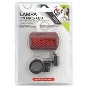 Akcesoria rowerowe - Lampka rowerowa tylna 5LED STD 4bike - miniaturka - grafika 1