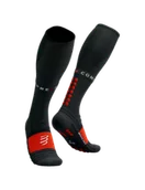 Skarpetki sportowe męskie - COMPRESSPORT Skarpety kompresyjne FULL SOCKS WINTER RUN red/black - miniaturka - grafika 1