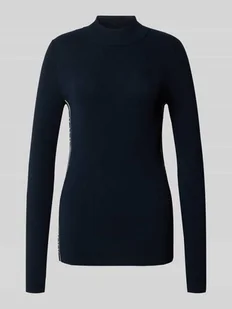 Sweter z dzianiny ze stójką model ‘Koni’ - Swetry damskie - miniaturka - grafika 1