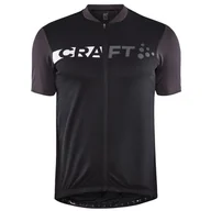 Bluzy sportowe męskie - Męska koszulka kolarska Craft CORE Endur Logo Rozmiar: XL / Kolor: czarny - miniaturka - grafika 1