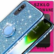 Etui i futerały do telefonów - Diamentowe etui do Redmi 9A OXYGEN BlinG + Szkło - miniaturka - grafika 1