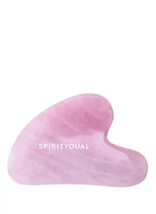 Spirityoual Rose Glow Rose Quartz Gua Sha - Akcesoria do masażu - miniaturka - grafika 1