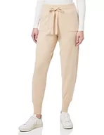 Spodnie damskie - BOSS Damskie spodnie dresowe C_faydell_so, Jasny Beż278, M - miniaturka - grafika 1