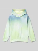 Swetry dla chłopców - Bluza z kapturem o kroju regular fit z mieszanki bawełny z cieniowaniem - miniaturka - grafika 1