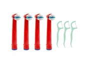 Końcówki do szczoteczek elektrycznych - ORAL-B Inna marka Końcówkidla dzieci do Kids Stages Czerwone EB-10A - miniaturka - grafika 1