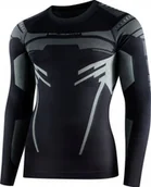 Bluzy sportowe męskie - Brubeck LS15700 Bluza męska DRY czarny/grafitowy XXL - miniaturka - grafika 1