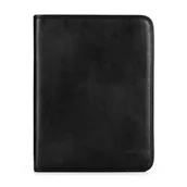 Teczki i aktówki - Aktówka męska na dokumenty z kieszeniami czarna - miniaturka - grafika 1