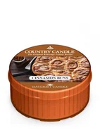 Świece - Śweca zapachowa Daylight COUNTRY CANDLE Cinnamon Buns, 42 g - miniaturka - grafika 1