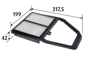 Valeo Filtr powietrza 585227 - Filtry powietrza - miniaturka - grafika 1