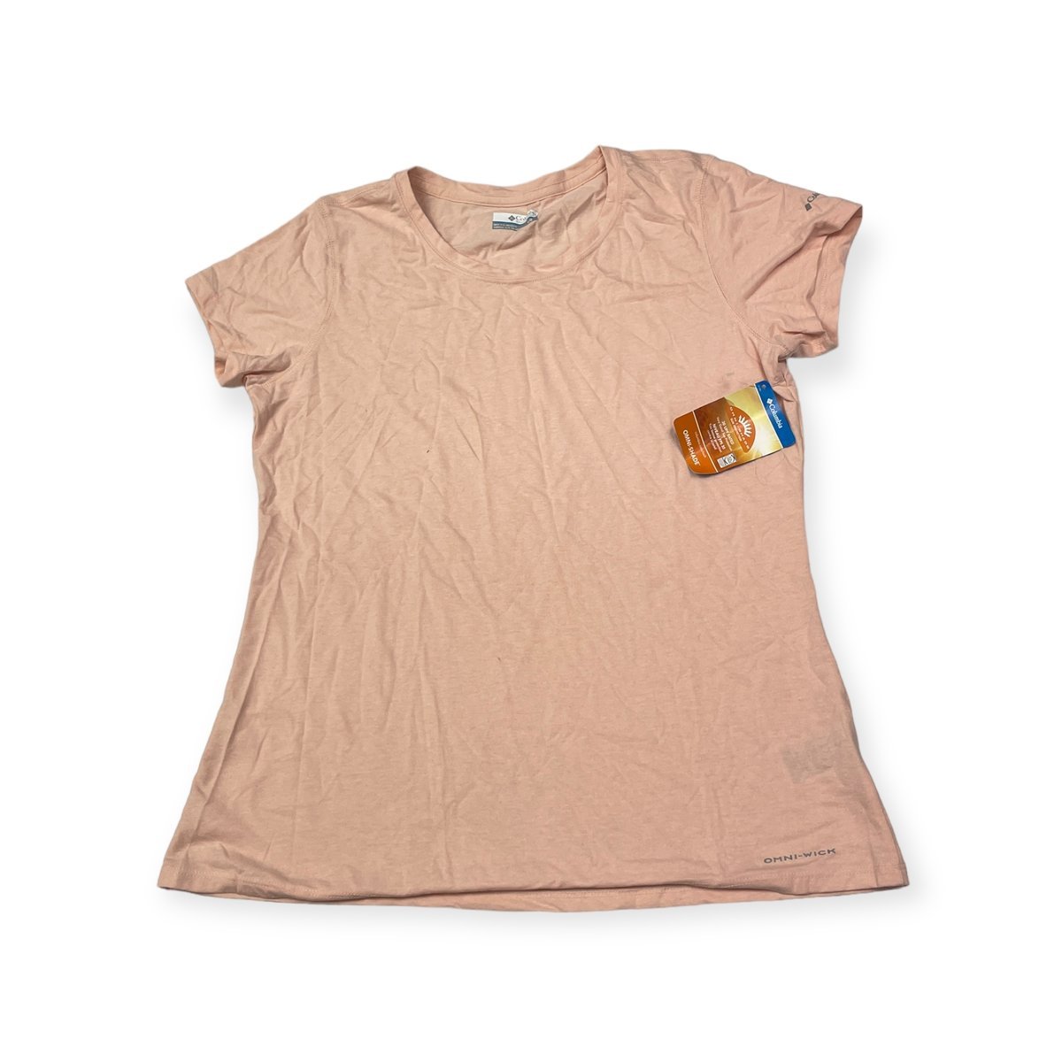 Koszulka T-shirt damski łososiowy Columbia L