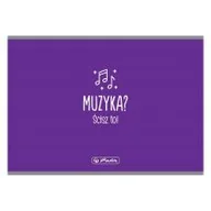 Zeszyty szkolne - Herlitz Zeszyt do nut A5/16K muzyka poprzeczny (10szt) - - miniaturka - grafika 1