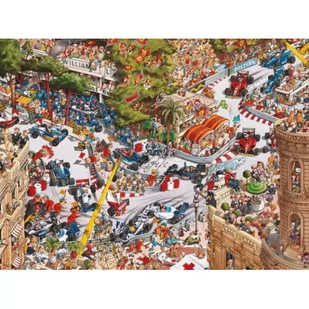 Heye Puzzle 1500 elementów. Fomuła I w Monaco, Loup (puzzle + plakat) - Puzzle - miniaturka - grafika 1