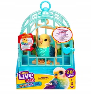 LITTLE LIVE PETS MY REALLY REAL BIRD & CAGE INDIE - Zabawki interaktywne dla dzieci - miniaturka - grafika 1