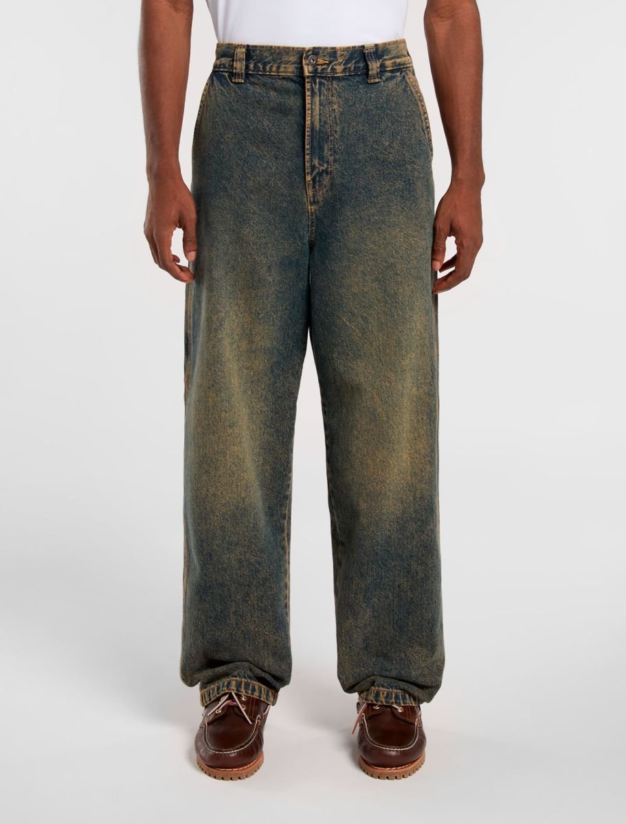 jeansy męskie dickies madison baggy fit - dk0a4yec k581 żółty faded