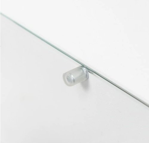 Podpórka półki 5 x 16 mm z gumką wsporniki do półek z koszulką 100 szt