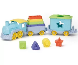 Pociąg z klockami sorter Green Toys - Sortery dla dzieci - miniaturka - grafika 1