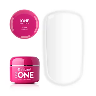 Base One Thick Clear, bezbarwny żel budujący do paznokci, 50 g - Utwardzacze do paznokci - miniaturka - grafika 1
