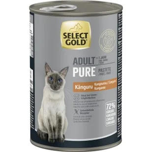 SELECT GOLD Pure Adult Pasztet Kangur 12x400 g - Mokra karma dla kotów - miniaturka - grafika 1