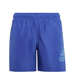 adidas Chłopięce szorty kąpielowe Bos Clx SL, Semi Lucid Blue/Signal Cyan, 128 - Spodenki damskie - miniaturka - grafika 1
