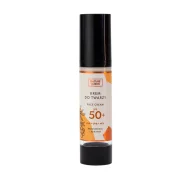 Kremy do twarzy - Nature Queen, Krem Do Twarzy Spf 50+, Brzoskwinia Rokitnik, 150ml - miniaturka - grafika 1