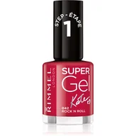 Lakiery do paznokci - Rimmel Super Gel żelowy lakier do paznokci 042 Rock N Roll 12ml - miniaturka - grafika 1