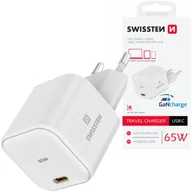 Ładowarki do telefonów - SWISSTEN Ładowarka sieciowa USB-C 65W GaN Charge - miniaturka - grafika 1