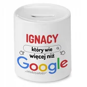 Skarbonki - Skarbonka 330 ml Dla Agaty Córki Dziecka Prezent z Nadrukiem ze Zdjęciem + Opakowanie na prezent (wzór 02) - miniaturka - grafika 1