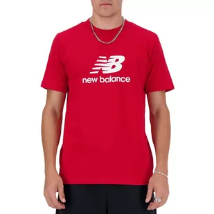 Koszulka New Balance MT41502TRE - czerwona - Koszulki sportowe męskie - miniaturka - grafika 1