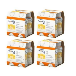 Resource 2.0, 4 zestawy, smak waniliowy, płyn, 4x200ml - Układ pokarmowy - miniaturka - grafika 1