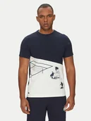 Koszulki męskie - Lacoste T-Shirt TH0031 Granatowy Regular Fit - miniaturka - grafika 1