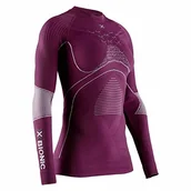 Koszulki i topy damskie - X-Bionic Damska koszulka energetyczna 4.0 z okrągłym dekoltem z długimi rękawami, w kolorze szarym, rozmiar L - miniaturka - grafika 1