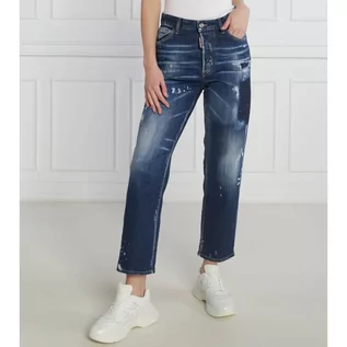 Spodnie damskie - Dsquared2 Jeansy Boston Jean | Straight fit - grafika 1