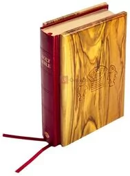 Biblia z Jerozolimy w oprawie z Drzewa Oliwnego (w wersji angielskiej The Holy Bible) - Religia i religioznawstwo - miniaturka - grafika 1