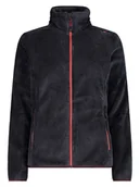 Kurtki damskie - CMP Kurtka polarowa w kolorze czarnym - miniaturka - grafika 1