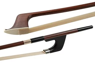GEWA Łuk basowy Massaranduba dla uczniów, kanciasty drążek, dobra jakość, z pieczątką "Jaeger", model niemiecki, do kontrabasu 1/4, Made in Germany - Gitary klasyczne - miniaturka - grafika 1