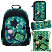 Zestawy szkolne - Zestaw szkolny plecak 3 części Astra Game - miniaturka - grafika 1