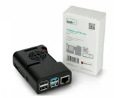 Obudowy komputerowe - Raspberry Pi Raspberry Pi Obudowa justPi do RPi 4B z wentylatorem czarna (DNG-16791 5903351242615) - miniaturka - grafika 1