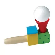 Figurki dla dzieci - Lokomotywa Dmuchanka Dla Dzieci Small Foot Z Drewna 36M+ - miniaturka - grafika 1