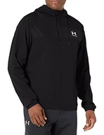 Koszulki i topy damskie - Under Armour Mens Warmup Tops Men'S Ua Sportstyle Windbreaker Jacket, Black, 1361621-003, LG - miniaturka - grafika 1