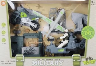 Euro-Trade, Zestaw wojskowy Baza z akcesoriami i figurką - Samochody i pojazdy dla dzieci - miniaturka - grafika 1