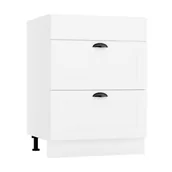 Szafki kuchenne - Szafka kuchenna stojąca 60 ADELE D60PC S/2 biała mat - miniaturka - grafika 1