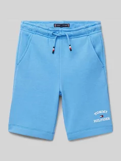 Spodnie i spodenki dla chłopców - Bermudy z nadrukiem z logo model ‘LOGO’ - grafika 1
