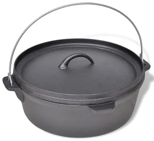 Żeliwny garnek myśliwski 5,6L z akcesoriami F5-H96 - Kociołki - miniaturka - grafika 1
