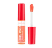 Balsamy do ust - Rimmel Thrill Seeker błyszczyk do ust z aplikatorem 550 Orange Sorbet 10ml - miniaturka - grafika 1