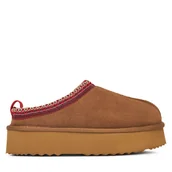 Kapcie damskie - Kapcie DeeZee 0B780P-P Brązowy - miniaturka - grafika 1