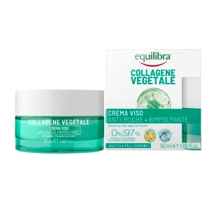 Equilibra Collagene Vegetal przeciwzmarszczkowy wypełniający krem do twarzy z kolagenem roślinnym 50 ml - Kremy do twarzy Equilibra Collagene Vegetal przeciwzmarszczkowy wypełniający krem do twarzy z kolagenem roślinnym 50 ml - Kremy do twarzy - miniaturka - grafika 1