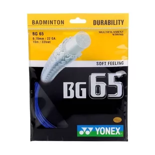 Naciąg Do Badmintona Yonex Bg 65 Granatowy 10 M - Badminton - miniaturka - grafika 1