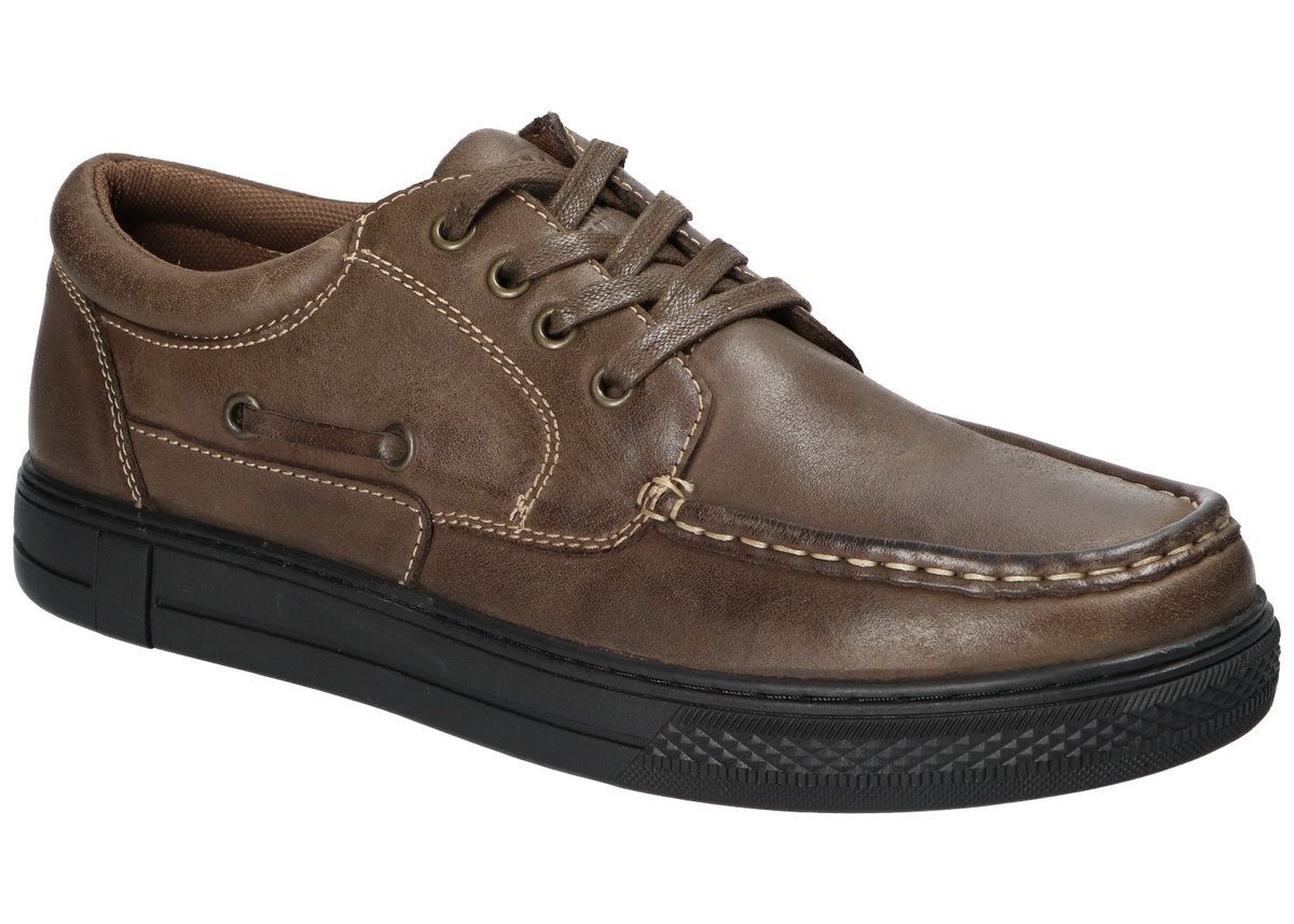 AMERICAN CLUB CY156 ELEGANCKIE PÓŁBUTY MODNE MOKASYNY BUTY SKÓRZANE MĘSKIE CO 44
